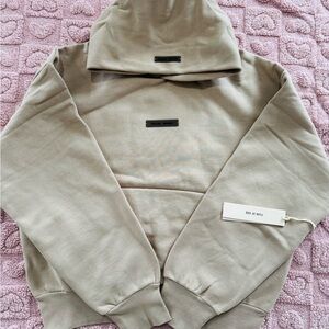 Fear of God Essentials Cream Hoodie